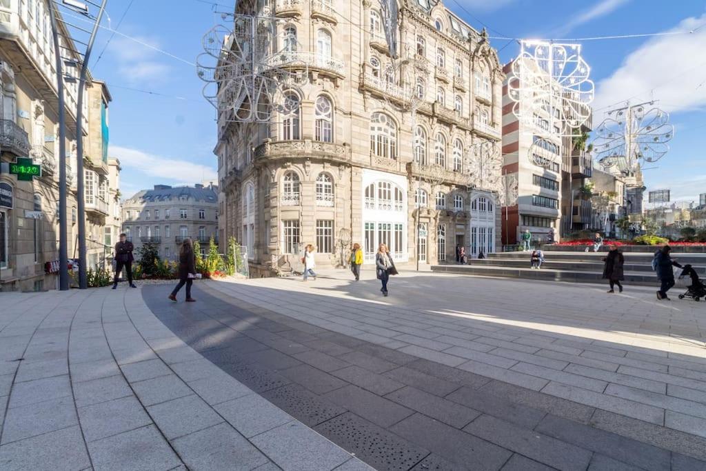 En Un Edificio Senorial: Duplex Totalmente Nuevo. Appartement Comarca de Comarca de Vigo Buitenkant foto